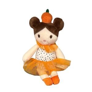 Dream Gro Halloween 11” Plush Baby Doll Ballet Tutu Pumpkin Lovey